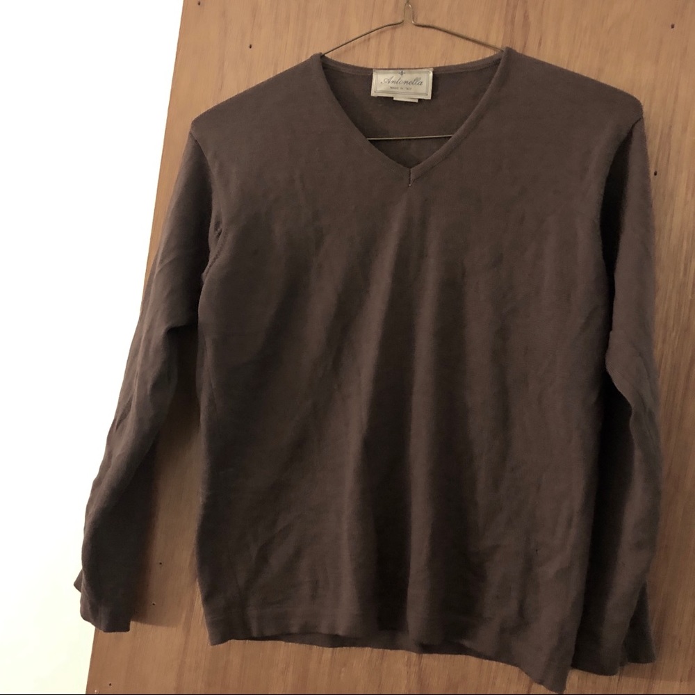 Antonella Merino Wool Sweater Women’s S Brown